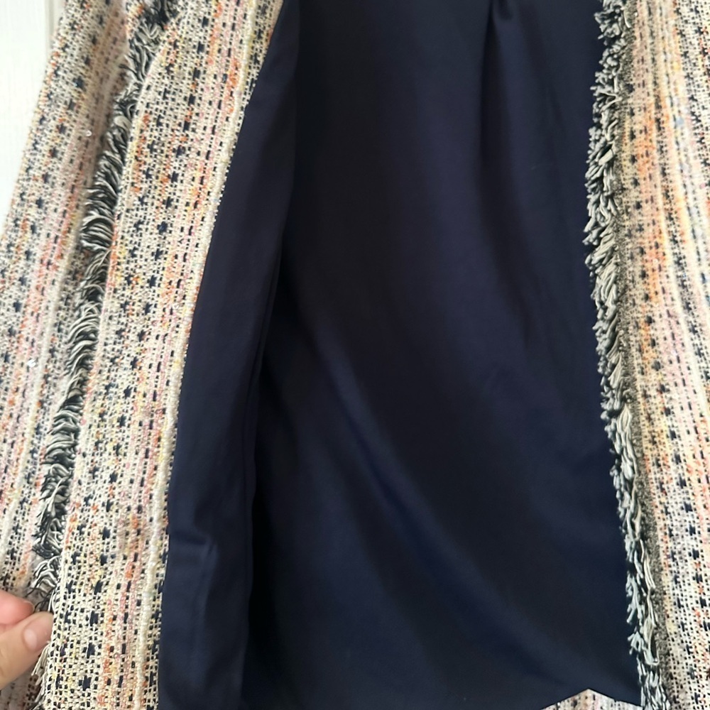 Anthropologie + Eva Franco Reston Tweed Jacket, size extra small - Picture 6 of 7
